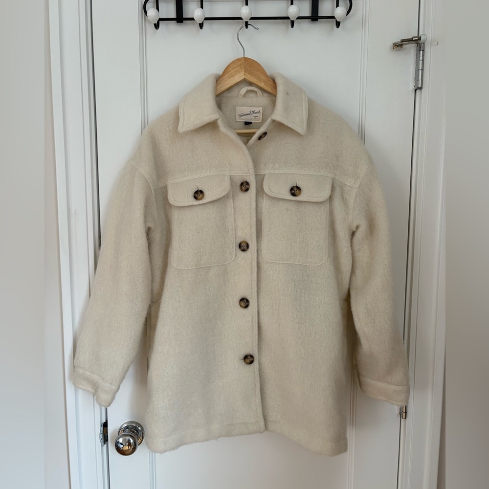 Universal Thread Cream Wool-Blend Jacket